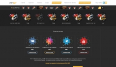 Магазин аккаунтов CS:GO и Steam - LeahGO.ru (PSD)